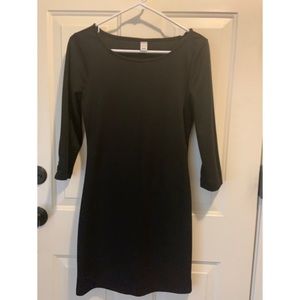 Long Sleeve Black Dress